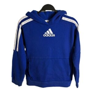 Adidas Essentials  Boys Youth Kids Hoodie Sweatshirt Sz L 14/16 Royal Blue